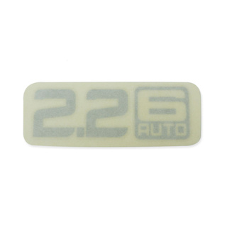 สติ๊กเกอร์ Sticker "2.2 6 AUTO" แท้ Genuine Parts Side Vent Sticker Decal 2.2 6 AUTO