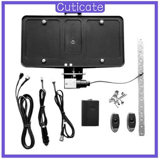 ( Cuticate ) กรอบป้ายทะเบียนชัตเตอร์พร้อมรีโมทคอนโทรล