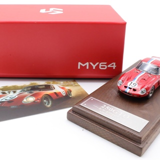 Scm my64 Ferrari 250 GTO #19 โมเดลรถยนต์เรซิ่น Le Mans group champion classic ขนาด 1:64 ของเล่นสําหรับเด็ก