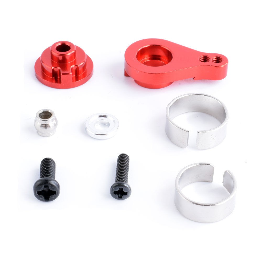 Rc 0033 อลูมิเนียมบัฟเฟอร์ป้องกัน Servo Arm 25T Fit WLtoys 1/12 12428 12423