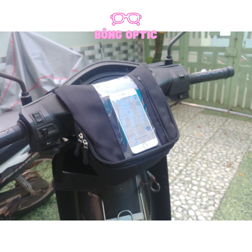 [WITH Video] กระเป๋าหน้าแฮนด์รถจักรยานยนต์, กระเป๋าหน้าแนวตั้งดู Google Map Shiper