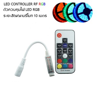 ชุดรีโมทควบคุมไฟ LED RGB - LED CONTROLLER RF RGB 5V-12V-24V