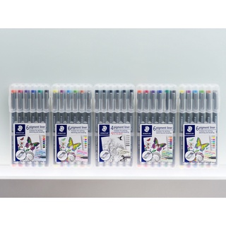 Set ปากกาตัดเส้นหัวเข็ม STAEDTLER  pigment liner 308 SB6P