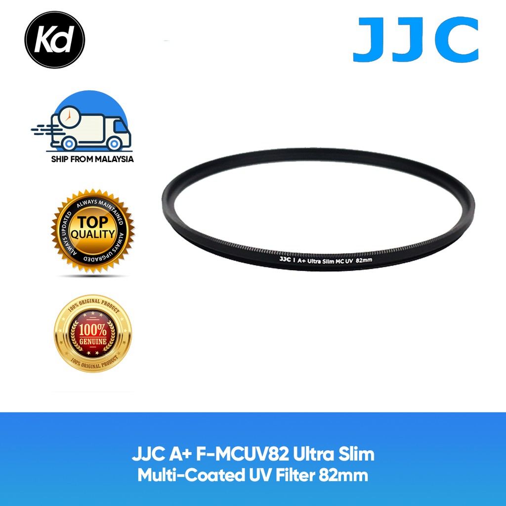 JJC A+ F-MCUV82 ฟิลเตอร์ UV เคลือบหลายบางเฉียบ 82 มม.