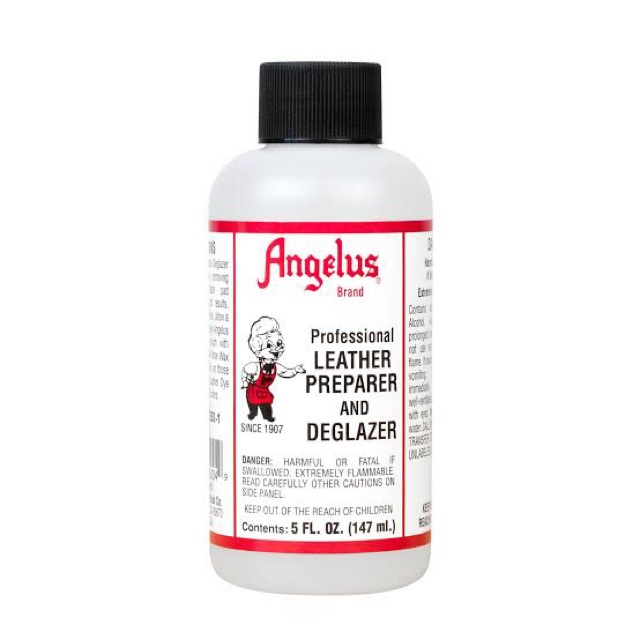 Angelus leather prepare deglazer น้ำยาเตรียมพื้นผิว made in usa