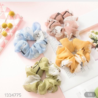 ☁️พร้อมส่ง Korean autumn fairy hairband ยางรัดผมสไตล์เกาหลี