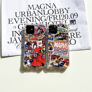 เคสไอโฟน กันกระแทก ลายสไปดี้&amp;marvel สินค้าพร้อมส่ง