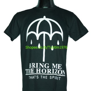 เสื้อยืดผ้าฝ้ายพรีเมี่ยมเสื้อวง Bring Me The Horizon เสื้อยืดวงดนตรีร็อค เสื้อวินเทจ บริงมีเดอะฮอไรซัน BMH1540