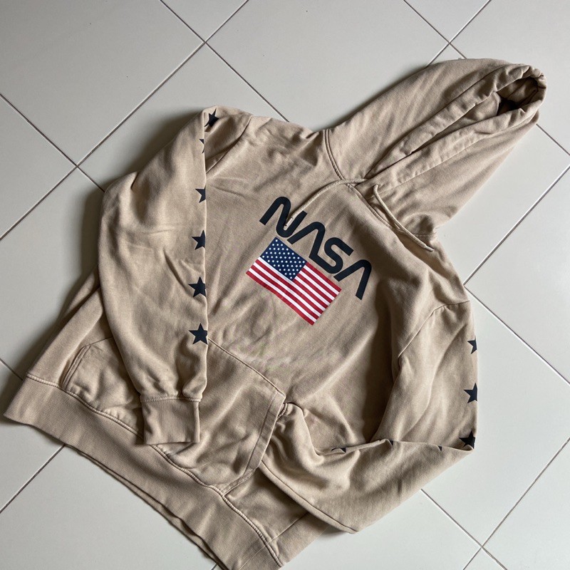 H&M hoodie เสื้อแจ็คเก็ตแขนยาวมีหมวก มือสอง