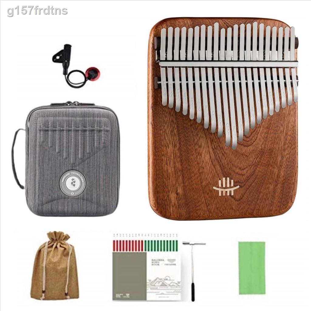 Hluru 21 Key Thumb Pianos High End Yellow Sadalwood Kalimba Plate Style ...