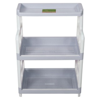 ชั้นวางอเนกประสงค์ 2 ชั้น+ชั้นลอย API ECO ฟ้า PLASTIC RACK API ECO 2-TIER BLUE