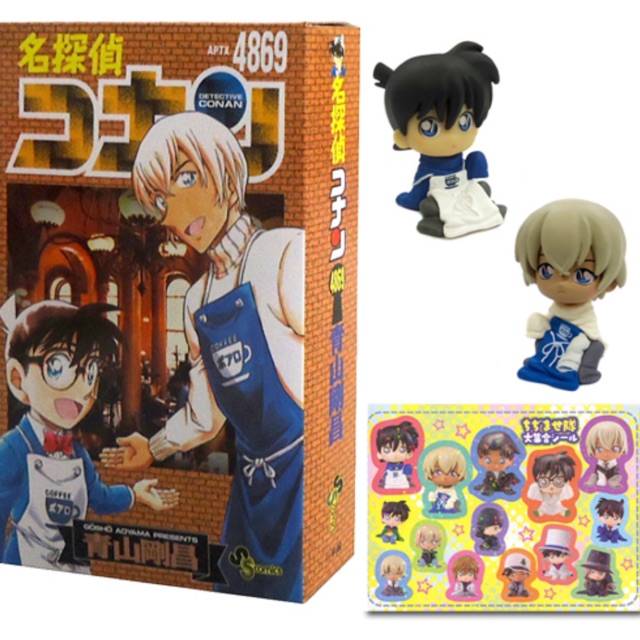 📍พร้อมส่ง ถูกที่สุด แท้ กาชาปอง ตัวหด โคนัน  รุ่นปัวโรต์  Detective Conan โคนันตัวหด กาชาปองโคนัน ปั