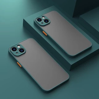 เคสขอบสีหลังด้าน สำหรับ ไอโฟน IPHONE 17 16 11 12 13 Pro 13Promax 12Promax ขอบนิ่มหลังแข็ง เคสมือถือ เคสกันกล้อง 025