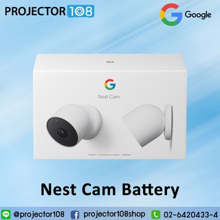 Google Nest Cam | Outdoor or Indoor | Battery | 1 Pack or 2 Pack รับประกันสินค้า 1 ปี(สามารถออกใบกำกับภาษีเต็มรูปแบบได้)