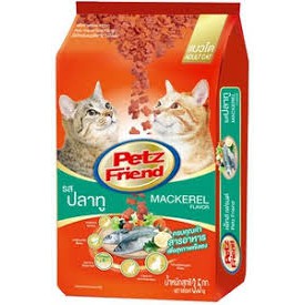 [ส่งฟรีชัวร์] Petz Friend Mackerel Flavored Cat Food 7kg. เพ็ทส์เฟรนด์ อาหารแมวรสปลาทู 7กก. [เก็บเงินปลายทาง]