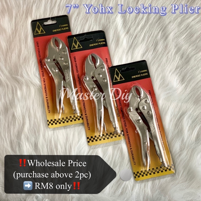 !! 7 YOHX JAM LOCKING PLIER/GRIPE PLIER / VICE GRIPLE ราคา /GRIP PLIER