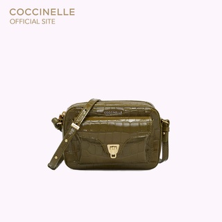 COCCINELLE BEAT CROCO SHINY SOFT Crossbody 550401 กระเป๋าสะพายผู้หญิง