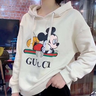 🎀Pang🎀 เสื้อฮู้ดแขนยาว GUCCIxMickey No.067