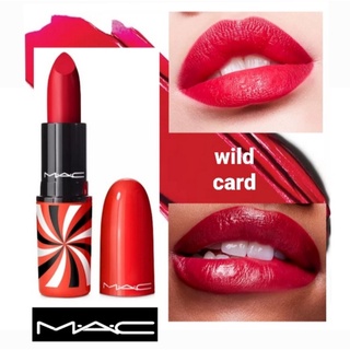 พร้อมส่ง !! ลิปสติกแมคขนาดจริง MAC MATTE LIPSTICK 3 G. สี WILD CARD