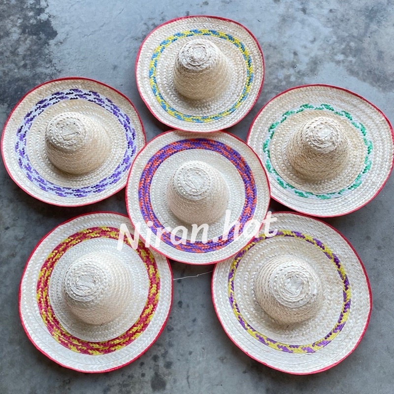 หมวกกระปุกไม้ไผ่  ขายยกแพ็ค 10 ใบ by Niran hat ร้านนิรันดร์ทำหมวก