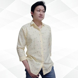 เสื้อเชิ้ตลายก้างปลา ผ้าOxford by Buccaneer (สินค้าพร้อมส่ง)