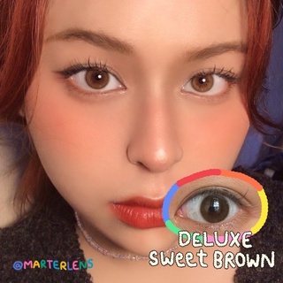 [ม้าเต่อเลนส์] Deluxe Sweet Brown สายตาปกติสั่งได้เลย สายตาสั้นทักแชทก่อนคั๊บ