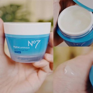 No7 Hydraluminous water surge gel 50 mL เพิ่มความชุ่มชื้น ให้กับความผิวผสมถึงผิวมัน