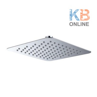 KS-06-352-50 หัวฝักบัว Rain Shower แบบสี่เหลี่ยมจัตุรัส (สแตนเลส) Rain Shower Head 20x20 cm (Stainless) KARAT FAUCET