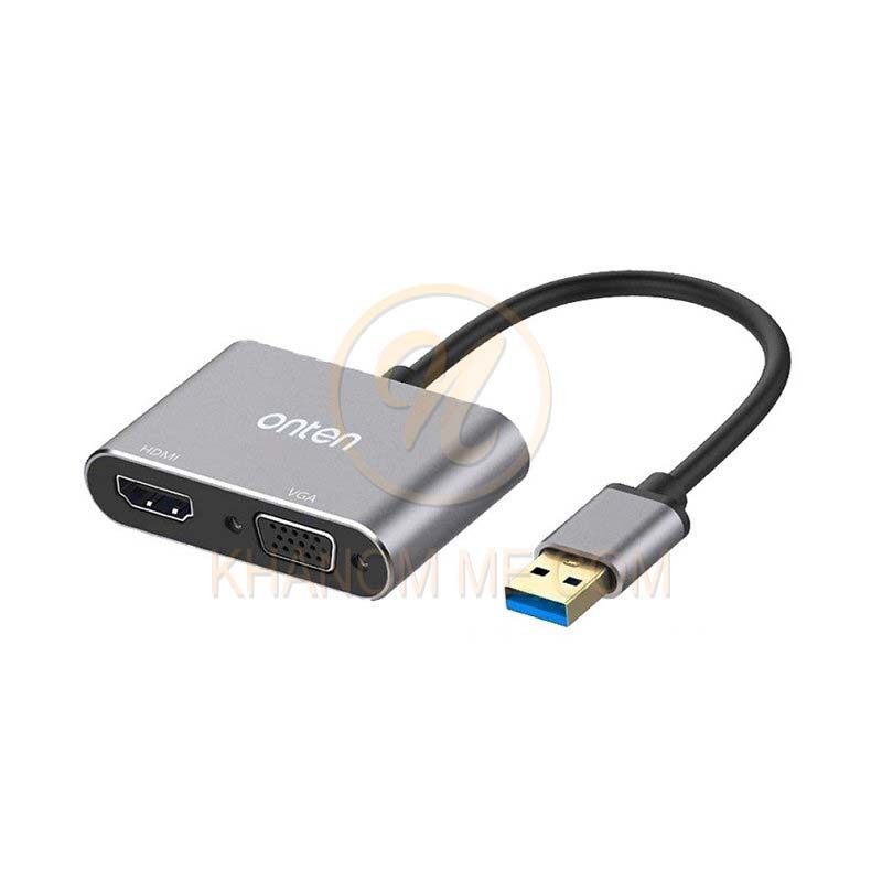 Converter USB 3.0 TO HDMI+VGA ONTEN (OTN-5201B)