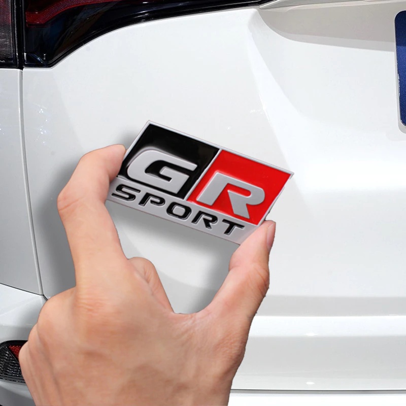 【พร้อมส่งจากไทย】แผ่นเพลท โลโก้ GR Sport Toyota โตโยต้า งานโลหะ หนา คุณภาพดี พร้อมกาวสองหน้า - รูปที่ 6