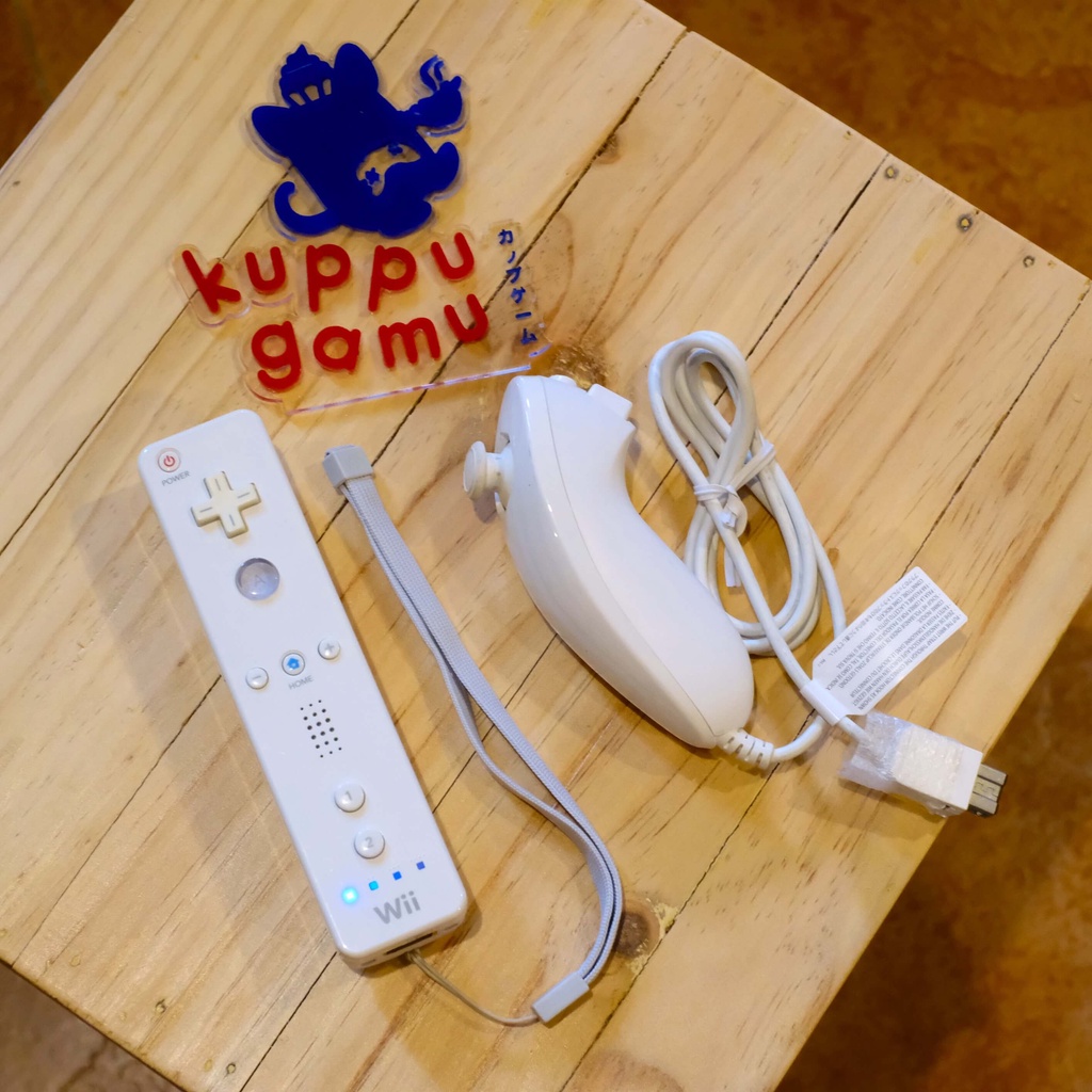 Wii Mote Controller Nunchunk WiiMote วีโมต จอยวบคุมเครื่อง Nintendo Wii