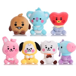 Bt21 ตุ๊กตายัดนุ่น Tata Mang Chimmy RJ Koya Cooky Shooky BTS KPOP Van ของเล่นสําหรับเด็ก