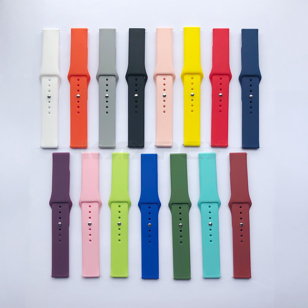 อุปกรณ์เสริมสำหรับ for Xiaomi Huami Amazfit Gts สายนาฬิกาข้อมือซิลิโคน + กรอบกันรอยหน้าจอ 2 ชิ้น