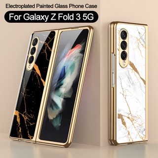 Gkk เคสกระจกนิรภัยสําหรับ Samsung Galaxy Z Fold 3 2 5G กันกระแทกสําหรับ Samsung Z Fold 3 2 5G