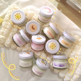 เทียนหอมไขถั่วเหลืองน่ารัก ^^ (Aroma candle 100% Organic soy wax)​