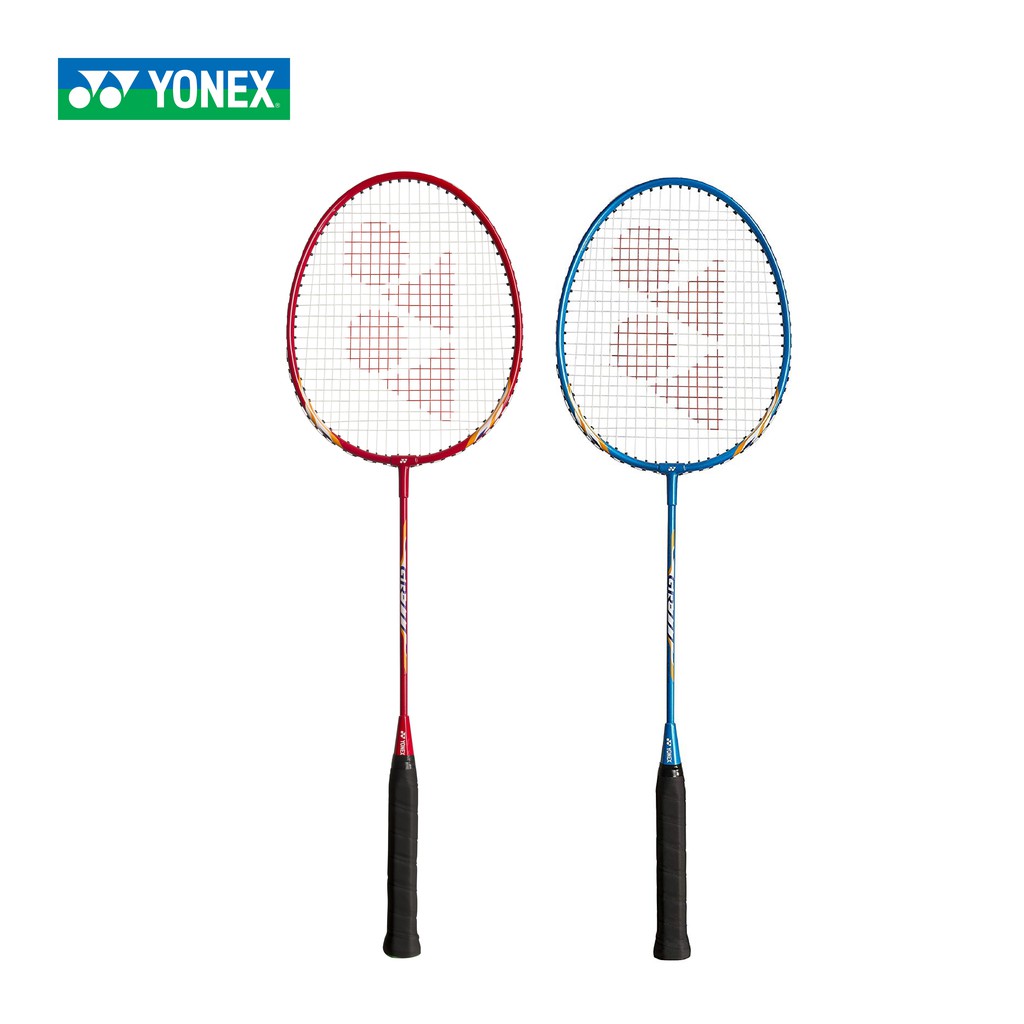 YONEX GR777 ไม้แบดมินตันแพ็คคู่ น้ำหนักต่อไม้ 98g (U) ขนาดด้ามไม้ G4 ออกแบบจุด sweet spot ที่กว้างพิ