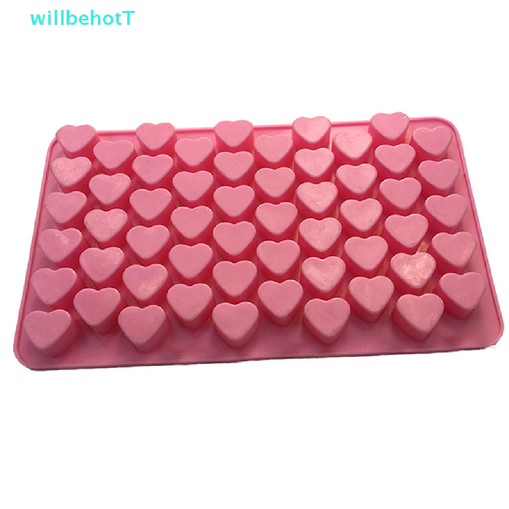[WillbehotT] ถาดซิลิโคนแม่พิมพ์หัวใจ DIY ช็อกโกแลตฟองดอง Mould 3D Pastry [ใหม่]