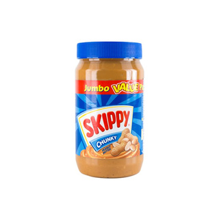 🔥 HOT🔥 สกิปปี้ เนยถั่วทาขนมปัง ชนิดบดหยาบ 1 กิโลกรัม Skippy Chunky Peanut Butter 1 kg