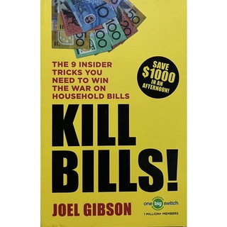 KILL BILLS ! JOEL GIBSON หนังสือสภาพดี