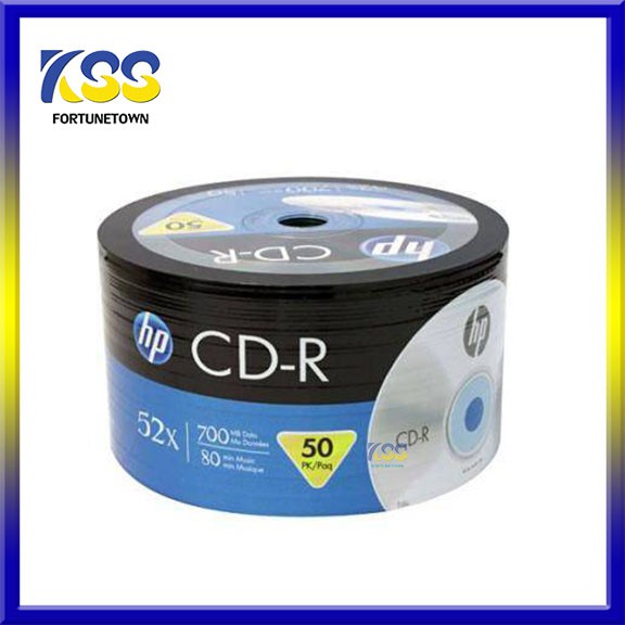 แผ่นซีดี Cd Cd-r ยี่ห้อ Hp ความจุ 700MB Pack 50 แผ่น - kss_fortunemall ...
