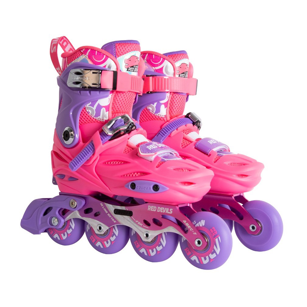 รองเท้าสเก็ตสำหรับเด็กCougar - CR5-Y คุณภาพสูง รุ่นสลาลม แบบปรับขนาดได้ ไซค์28-39  ราคา 3,250 บาท **