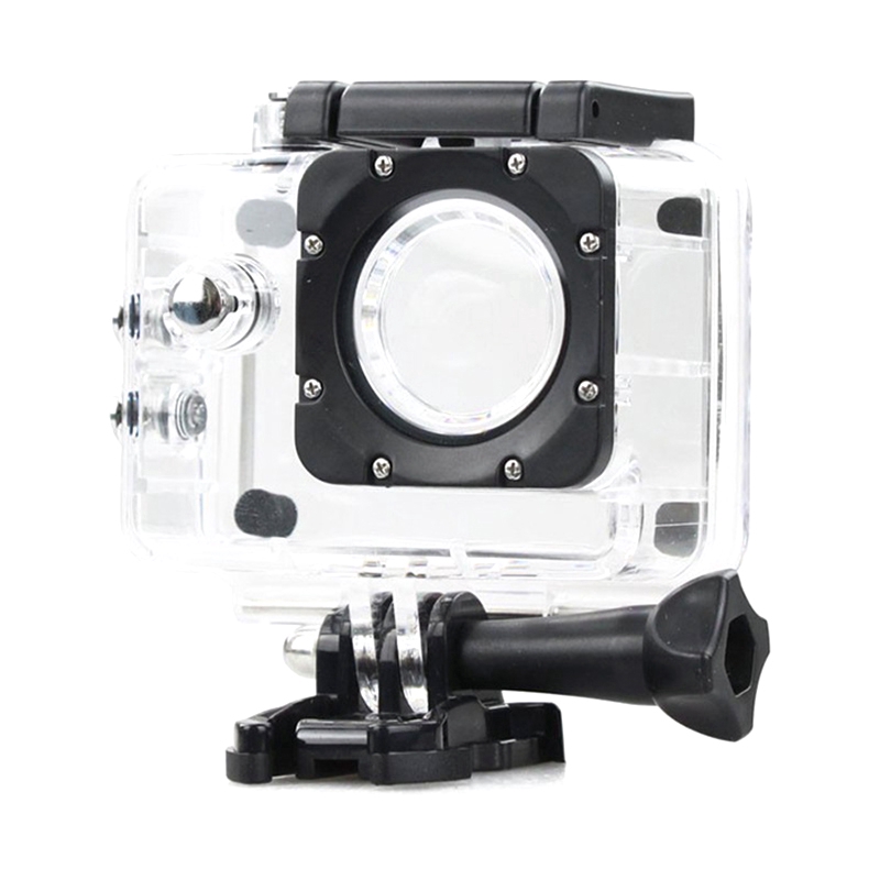 กล่องกล้องแอคชั่นแคมเมราสปอร์ตเคสกันน้ําสําหรับ SJ4000 /SJ4000 Wifi /SJCAM ฝาครอบกันน้ํา