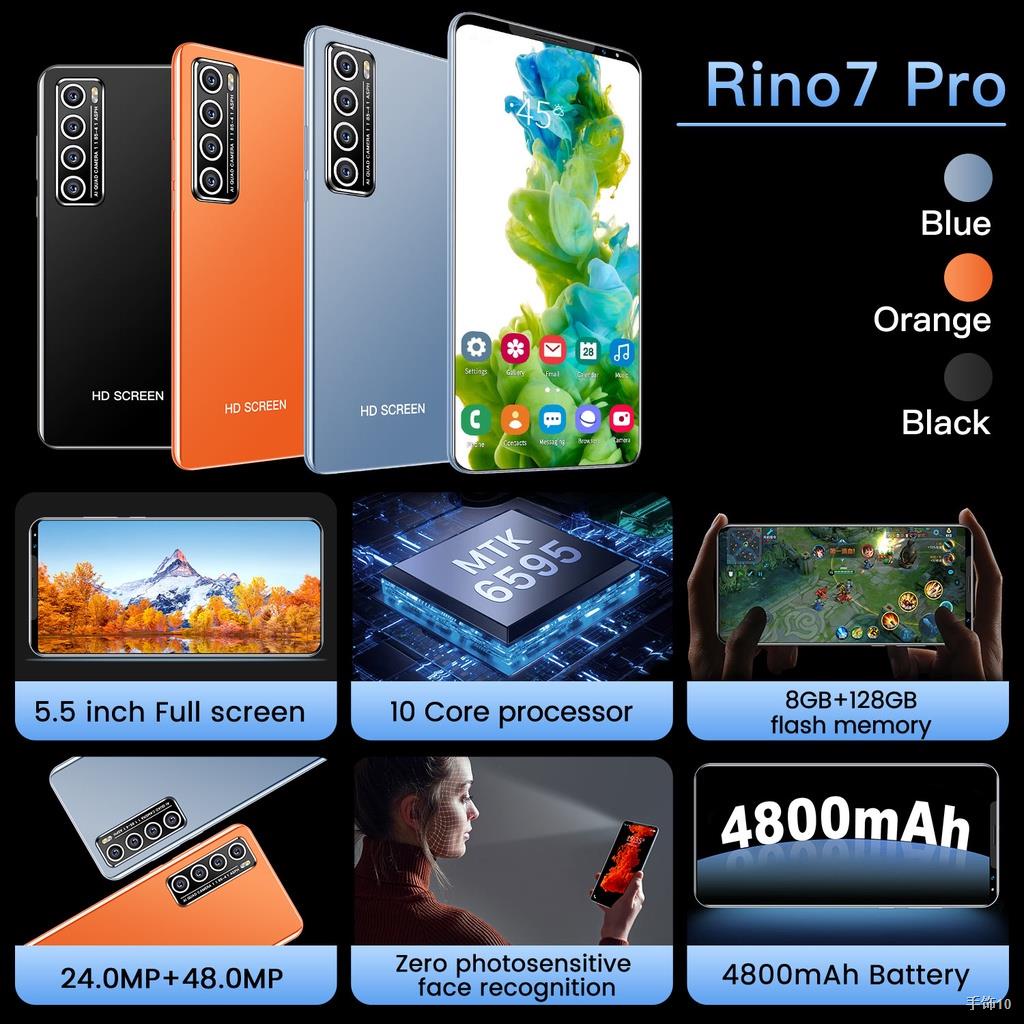 ☾∏❏Xiaomj Radmi โทรศัพท์ Rino7 Pro เดิม โทรศัพท์มือถือ (12GB+512GB) 5G โทรศัพท์มือถือบิ๊กขายมาร์ทโฟนเดิม WiFi GPS COD