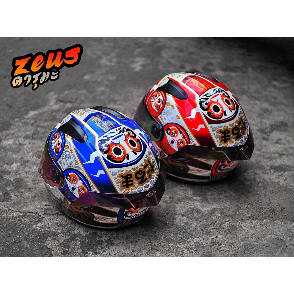 ใส่โค้ด SUN562ER ลด 250.-หมวกกันน็อค ZEUS daruma ZS-811A