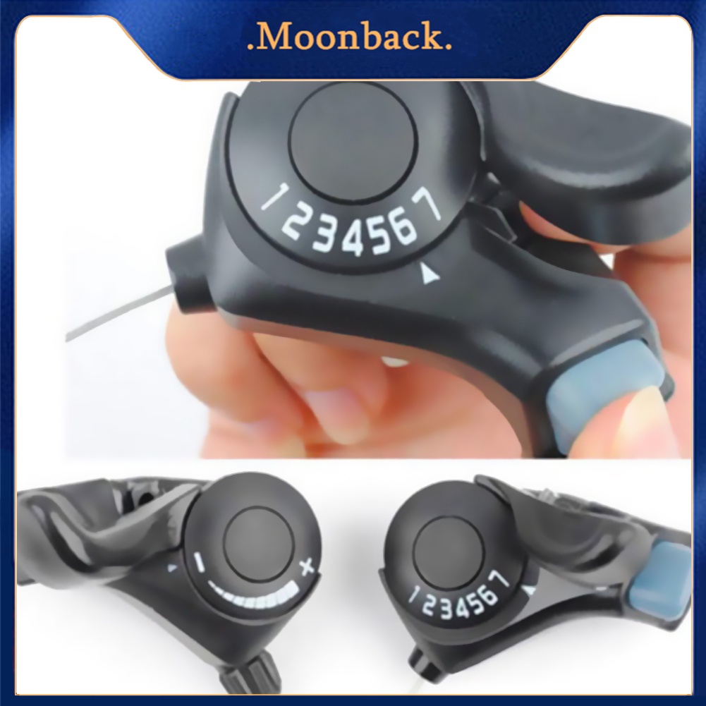 Moon_Mountain Bike Bicycle Thumb Gear Shifter 3x7 Speed Shifter Lever