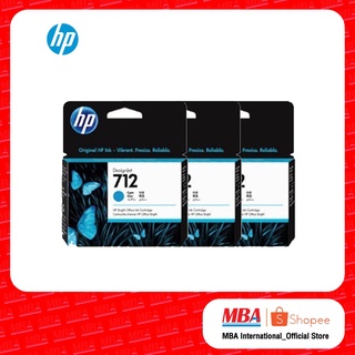 HP 712 3-Pack 29-ml Cyan Ink Cartridge (3ED77A)