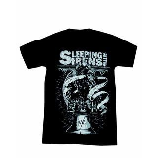 เสื้อยืดลาย  sleeping with sirens -Crow  -งานสกรีน Handmade