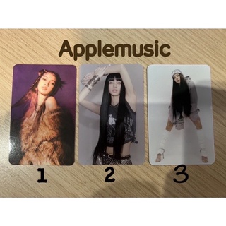 (Lisa)(Blackpink)(ของแท้)(พร้อมส่ง) การ์ดพิเศษช้อป Applemusic Set3ใบ อัลบั้ม Lalisa