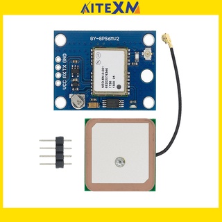 GY- NEO6Mv2 New Neo-6M Gps โมดูล Gps Neo6Mv2 พร้อมรีโมทควบคุม Eeprom Mwc Apm 2.5 ขนาดใหญ่สําหรับ Arduino