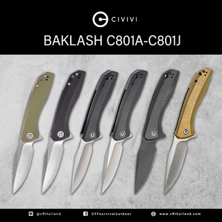 มีดพับ CIVIVI C801A-C801J Baklash